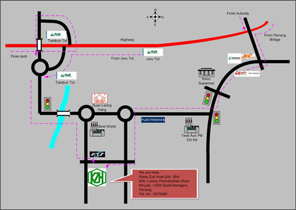 Kimia Zue Huat location map
